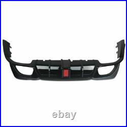 For Bmw 3 Series G20 G21 M Performance Sport Gloss Blk Rear Diffuser With Light