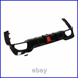 For Bmw 3 Series G20 G21 M Performance Sport Gloss Blk Rear Diffuser With Light