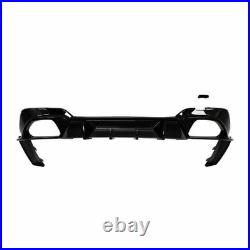 For Bmw 3 Series G20 G21 M Sport 2018-21 Gloss Black Rear Quad Tip Cmst Diffuser