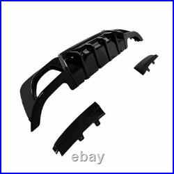For Bmw 3 Series G20 G21 M Sport 2018-21 Gloss Black Rear Quad Tip Cmst Diffuser