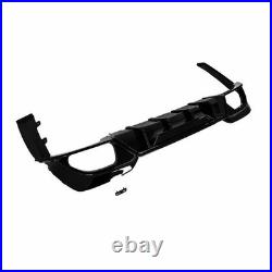 For Bmw 3 Series G20 G21 M Sport 2018-21 Gloss Black Rear Quad Tip Cmst Diffuser