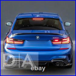 For Bmw 3 Series G20 G21 M Sport 2018-21 Gloss Black Rear Quad Tip Cmst Diffuser