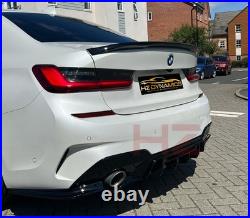 For Bmw 3 Series G20 G21 M Sport Gloss Black Rear Diffuser Competition 2018+