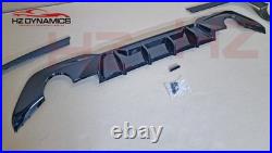 For Bmw 3 Series G20 G21 M Sport Gloss Black Rear Diffuser Competition 2018+