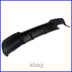 For Bmw 3series E90 E91 M Sport Rear Diffuser Splitter Valance Gloss Black 05-12