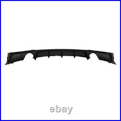 For Bmw 3series F30 F31 M Sport Rear Diffuser Single Exhaust Gloss Black 2012-18
