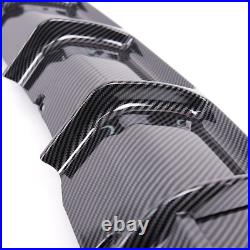 For Bmw 4 Series F32 F33 F36 Performance Sport Rear Diffuser Valance Carbon Look