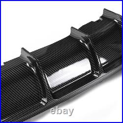 For Bmw 4 Series F32 F36 Performance M Sport Rear Diffuser Valance Carbon Look