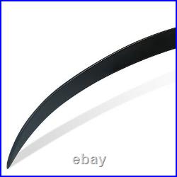 For Bmw 5 Series F10 Rear Boot Spoiler Trunk Lip M Sport 10-16 Gloss Black Abs