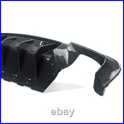 For Bmw 5 Series F11 F10 M Sport Front Lip Splitter & Rear Diffuser Carbon Look