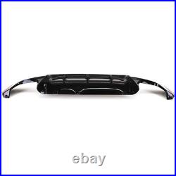For Bmw 5 Series G30 G31 M Sport M5 Style Rear Bumper Diffuser Lip Gloss Black