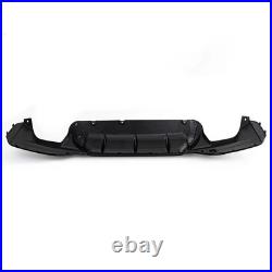 For Bmw 5 Series G30 G31 M Sport M5 Style Rear Bumper Diffuser Lip Gloss Black