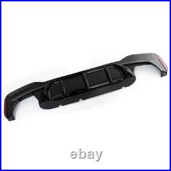 For Bmw 5 Series G30 G31 M Sport M5 Style Rear Bumper Diffuser Lip Gloss Black