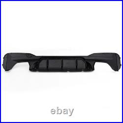 For Bmw 5 Series G30 G31 M Sport M5 Style Rear Bumper Diffuser Lip Gloss Black