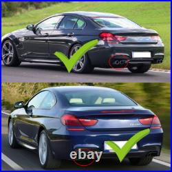 For Bmw 6 Series F06 F12 F13 M-sport Rear Diffuser Quad Exhuast Gloss 2012-2018
