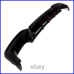 For Bmw 6 Series F06 F12 F13 M-sport Rear Diffuser Quad Exhuast Gloss 2012-2018