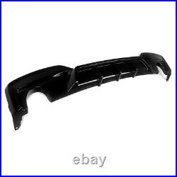 For Bmw 6 Series F12 F13 F06 M Sport Performance Rear Diffuser Gloss Black 12-18