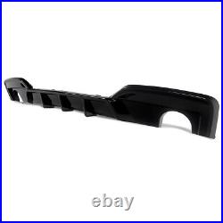 For Bmw 6 Series F12 F13 F06 M Sport Performance Rear Diffuser Gloss Black 12-18