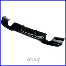 For Bmw E90 E91 3 Series M Sport Rear Diffuser Dual Exhausts Gloss Black 05-11