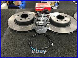 For Bmw F10 F11 Model M-sport Brake Discs Drilled Brake Pads Sensor Front Rear