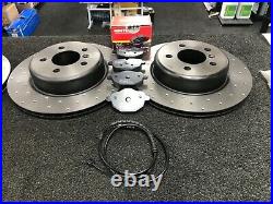 For Bmw F10 F11 Model M-sport Brake Discs Drilled Brake Pads Sensor Front Rear