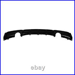 For Bmw F30 F31 3 Series Rear Diffuser M Sport Performance 335 Exhaust Gloss Blk