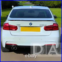 For Bmw F30 M Performance Body Kit Front Lip Splitter Dual Exit Diffuser Spoiler