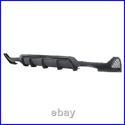 For Bmw F32 F36 4 Series Performance M Sport Rear Diffuser Valance Carbon Look