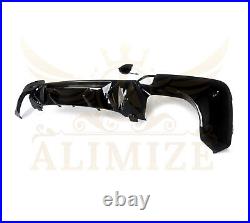 For Bmw X3 G01 2017 M Sport Performance Competition Rear Bumper Diffuser Black