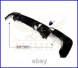 For Bmw X3 G01 2017 M Sport Performance Competition Rear Bumper Diffuser Black