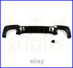 For Bmw X3 G01 2017 M Sport Performance Competition Rear Bumper Diffuser Black