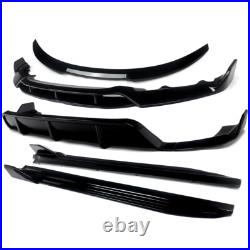 For Bmw X6 F16 M Sport Rear Diffuser Front Splitter Spoiler Side Skirts Body Kit