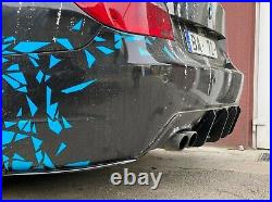 For E60 M Sport only rear bumper diffuser DTM angry look diffuser splitter