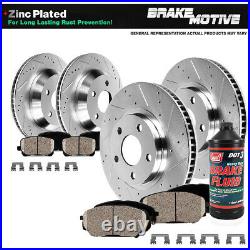 Front+Rear Brake Rotors & Ceramic Pads For BMW 335d 335i 335i xDrive 335xii