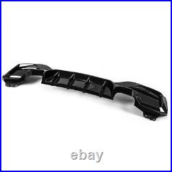 GLOSS BLACK REAR DIFFUSER M SPORT FOR 15-19 BMW 1 SERIES F20 F21 M135i M140i LCI