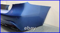 Genuine Bmw 3 Series F30 M Sport Complete Rear Bumper Estoril-blau Metallic B45