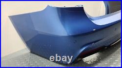 Genuine Bmw 3 Series F30 M Sport Complete Rear Bumper Estoril-blau Metallic B45