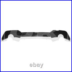 Gloss Black Dual Exit M Sport Style Rear Diffuser For Bmw 3 Series G20 G21 18-22