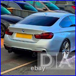 Gloss Black Rear Bumper Diffuser Bmw 4 Series F32 F33 F36 M Sport Performance Uk