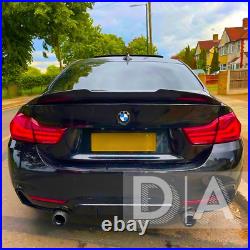 Gloss Black Rear Bumper Diffuser Bmw 4 Series F32 F33 F36 M Sport Performance Uk