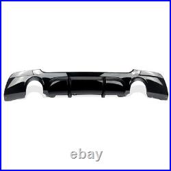 Gloss Black Rear Bumper Diffuser For 3 Series E92 E93 M Sport 2007-13 MP Style