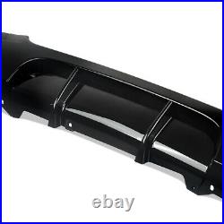 Gloss Black Rear Bumper Diffuser For BMW 3Series E92 E93 316i 320d M Sport 06-14