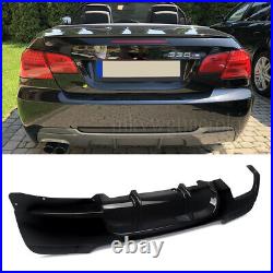 Gloss Black Rear Bumper Diffuser For BMW 3Series E92 E93 316i 320d M Sport 06-14