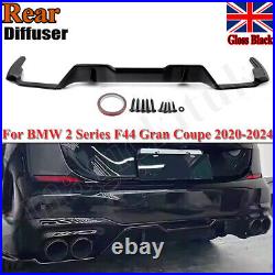 Gloss Black Rear Bumper Diffuser For Bmw 2 Series F44 Gran Coupe 2020+ M Sport Gloss Black Rear Bumper Diffuser For Bmw 2 Series F44 Gran Coupe 2020+ M Sport