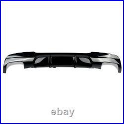 Gloss Black Rear Bumper Diffuser Lip For BMW 3 Series E90 328i M-Sport 2005-2012