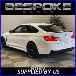 Gloss Black Rear Diffuser For Bmw 3 Series F30 F31 M Sport Twin Exhaust Uk