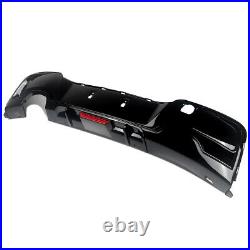 Gloss Black Rear Diffuser For Bmw F20 F21 125 M Sport Performance 11-15 F1 Style