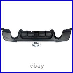 Gloss Black Rear Diffuser With LED For BMW 3 Series E92 E93 335i M Sport 2006-2014