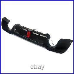 Gloss Black Rear Diffuser With LED For BMW 3 Series E92 E93 335i M Sport 2006-2014