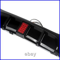 Gloss Black Rear Diffuser With LED For BMW 3Series E90 E91 2005-2013 M Performance